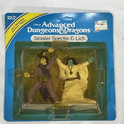 W- Advanced Dungeons & Dragons Sinister Spectre Lich Evil TSR 1983 LJN