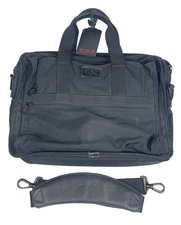 Tumi Ballistic Laptop bag Briefcase Black expandable Organizer Travel 208D3