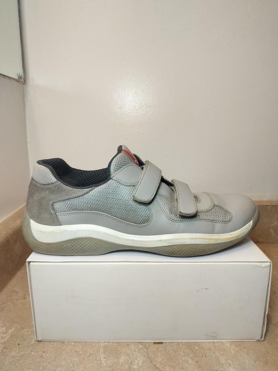Authentic Prada America's Cup Sneakers Mesh & Leather - 4P0723