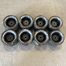 Sure Grip Rock GT50 62mm indoor roller skate speed wheels Black Marble Made USA