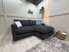 Oak FurnitureLand Malvern 2 Seater Chaise Sofa