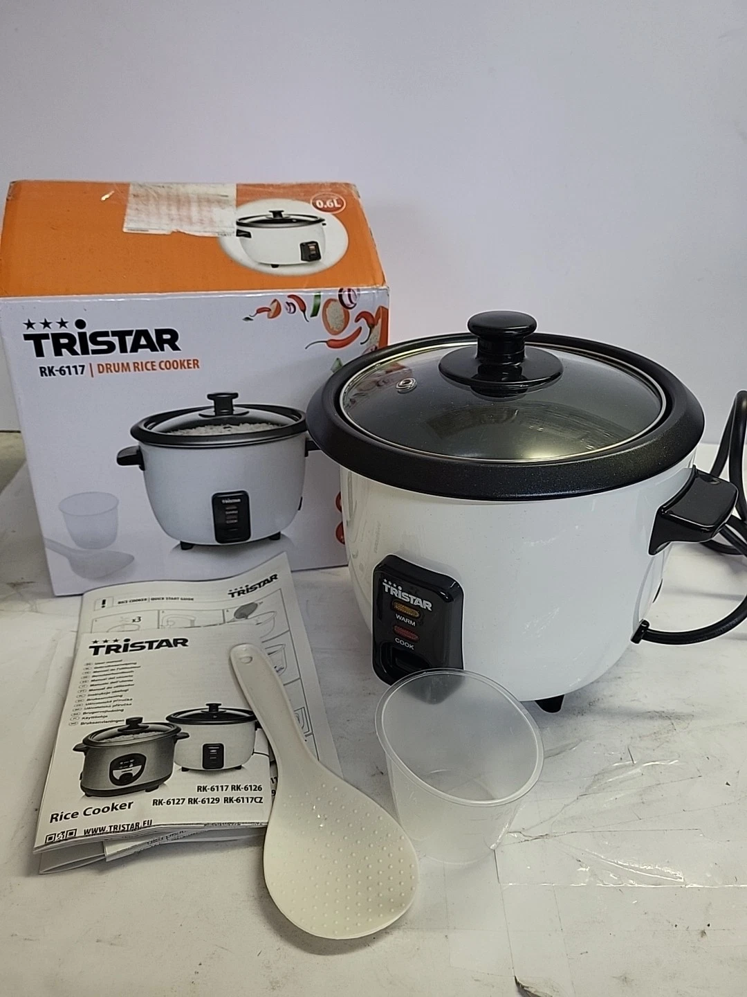 Tristar RK-6117 drum Rice Cooker TRISTAR 0.6l REF R3822