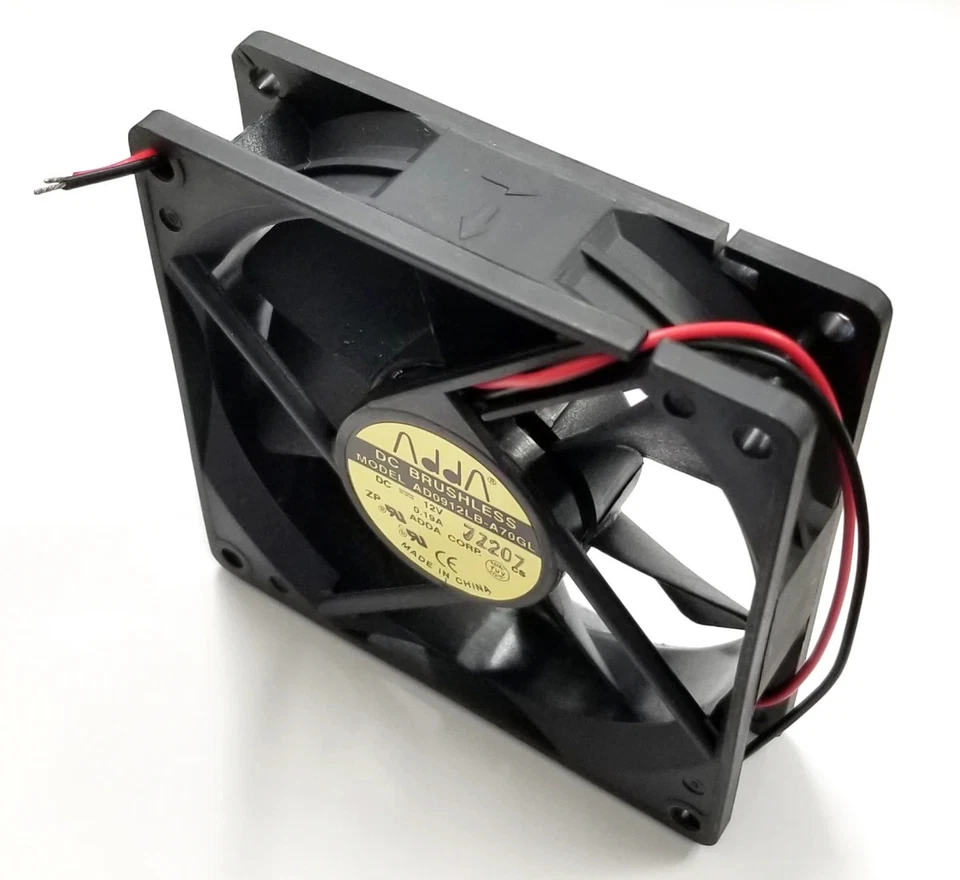 AD0912LB-A70GL, ADDA 92mm x 25mm 12V DC Cooling Fan ~ 36.0 CFM - Image 3 of 4