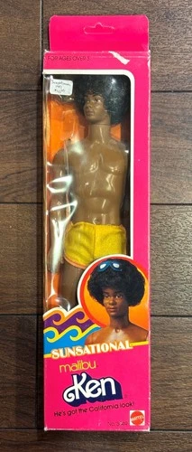 SUNSATIONAL MALIBU KEN #3849 MATTEL 1981 Vintage NRFP