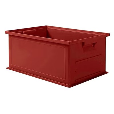 Ssi Schaefer 1462.191308Rd1 Solid & Stackable Straight Wall Storage Container,