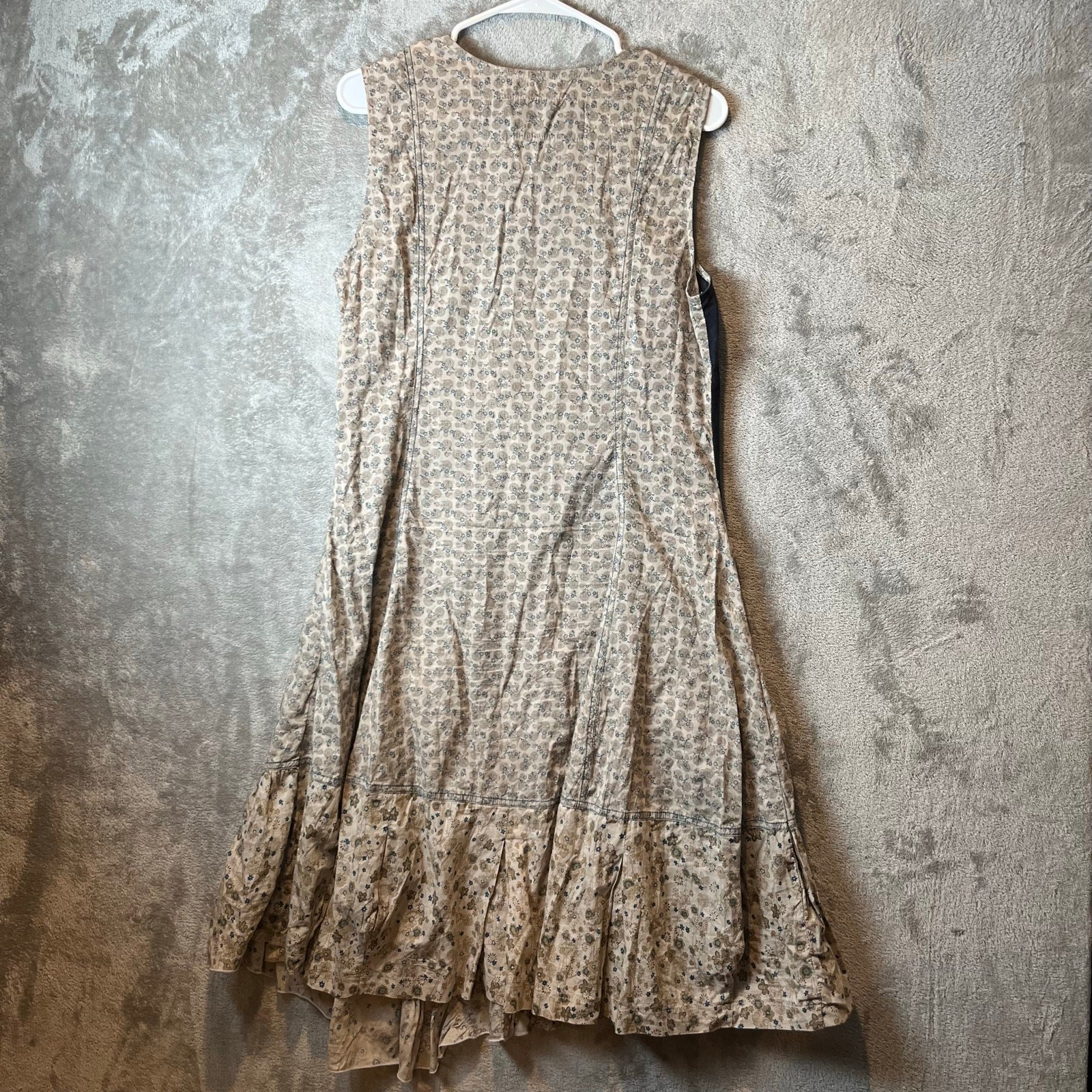 Animale Patchwork Boho Dress Ruffle Cottagecore P… - image 3