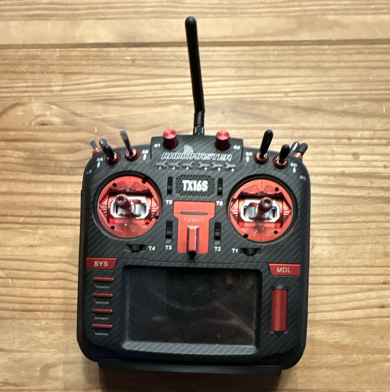 RadioMaster TX16S Mk 2 2.4GHz Console RC Transmitter w/ Backlit LCD Screen