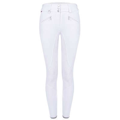 Cavallo Weiß 42 Reithose Damen Full-Grip Caja G Hi Waist Stretch Premium