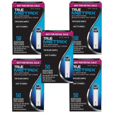 TRUE METRIX  NFRS Test Strips 5 x 50ct (250 Test Strips)