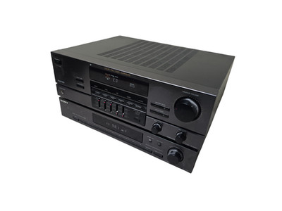 Vintage Sony TA-AV531 Integrated Stereo Amplifier + ST-JX431 Digital Synthesizer