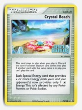 Crystal Beach 75/100 Crystal Guardians Stamped Reverse Holo Pokemon LP Shizurow on eBay