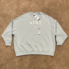 Nike Sportswear Women s Oversized Crewneck Sweatshirt DQ5106-366 Ocean Cube