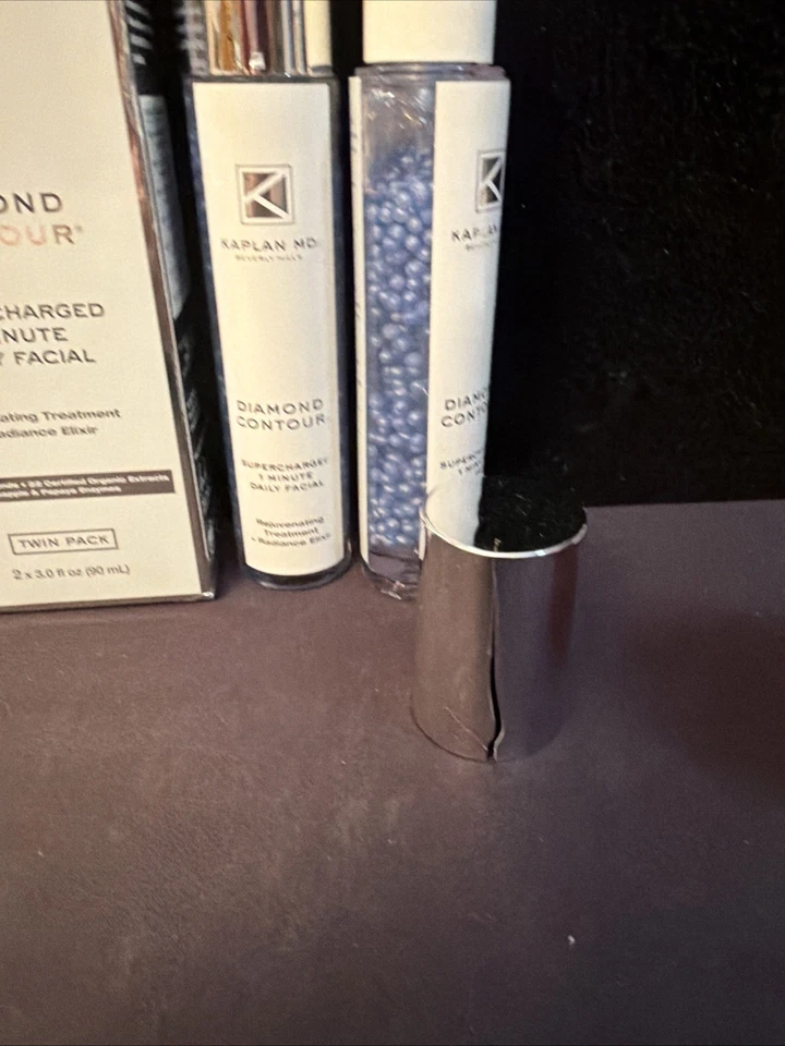 Paquete doble facial diario Kaplan MD Diamond Contour Supercharged de 1 minuto. Nuevo. Foto 2 de 4