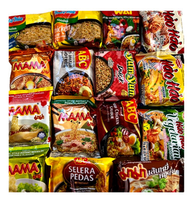 30x Yum Yum Instant Nudeln MAMA WAI WAI Indomie Chicken Nudel 20 Sort Reisnudeln