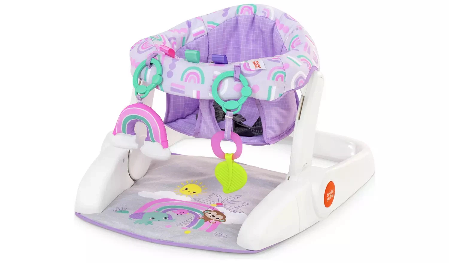 Bright Starts Learn to Sit Feeding Booster Seat – Purple (OPENED BOX TESTED)
