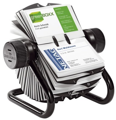 DURABLE Visitenkartenkartei VISIFIX schwarz