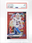 JOSH ALLEN 2024 PANINI PRIZM FOOTBALL RED CHOICE BILLS /20 PSA 9 Q0234