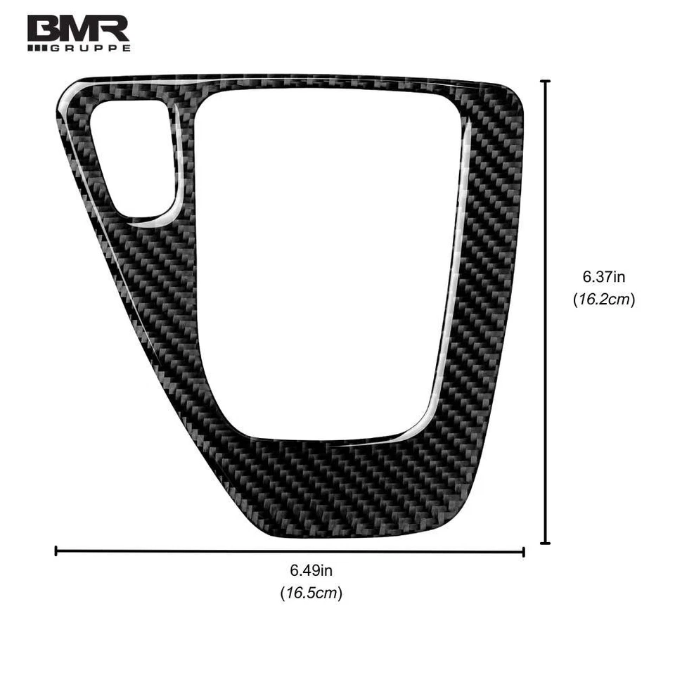 Cubierta del panel de cambio de marchas de fibra de carbono para BMW Serie 3 E90 E92 E93 2005-2012 (LHD) Foto 4 de 4