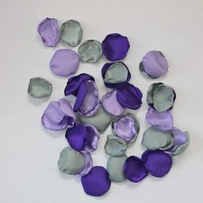 Purple Sage Lavender Rose Petals Whimsical Wedding Decor Ideas Table Scatter Con