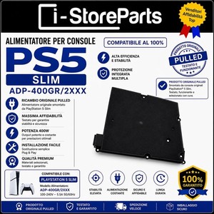 ALIMENTATORE INTERNO ADP-400GR PER PLAYSTATION 5 PER SONY PS5 SLIM RICAMBIO