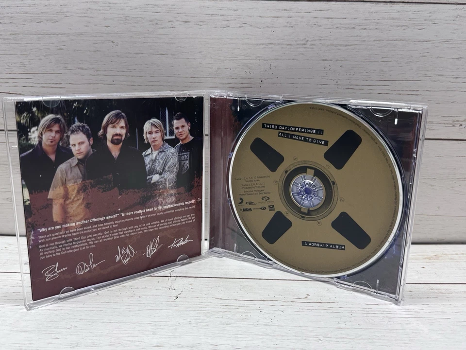 Offerings Box Set by Third Day (CD, 2010) Christian Rock A Worship Album EXC - Изображение 4 из 4