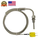 EGT Temperature Sensors for Car Exhaust Gas 1/8" NPT 6 ft Cable & Mini Connector