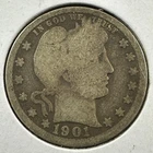 1901 25C Barber Quarter (87404)