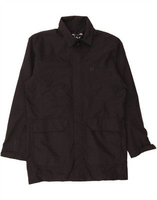 HELLY HANSEN Herren Windbreaker Jacke UK 40 Large Schwarz Polyester AP01