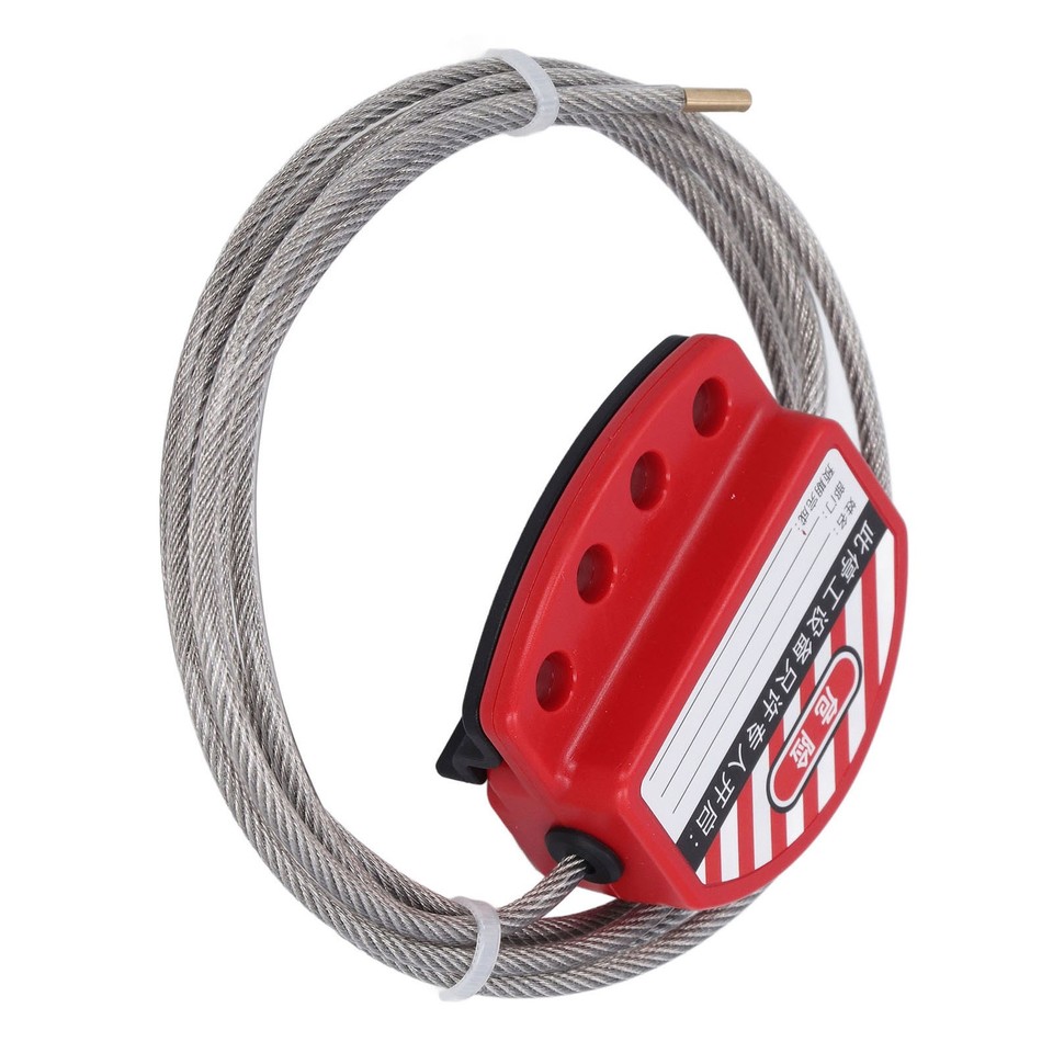 Adjustable Lockout Tagout Cable Lock Durable For Maintenance ...