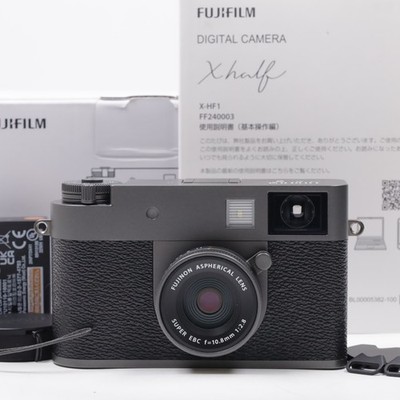 Fujifilm X half X-HF1 Charcoal Silver (Shutter Count:100) [Top Mint] #6408C