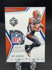 2019 Panini Limited Limitless NFL Shield Patch 1/1 Joe Mixon