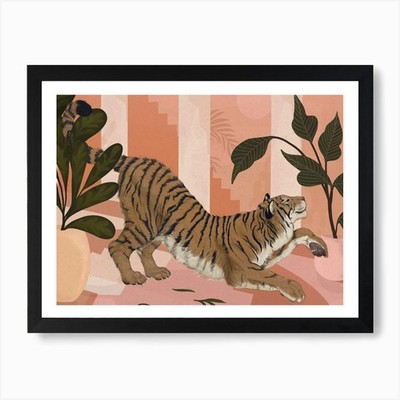 Easy Tiger Kunstdruck gerahmt Wandbild Poster Leinwanddruck Bild