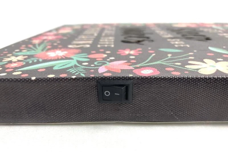 New View Gifts Floral Light Up Wall Décor - "Let Her Sleep" Quote - Image 3 of 4