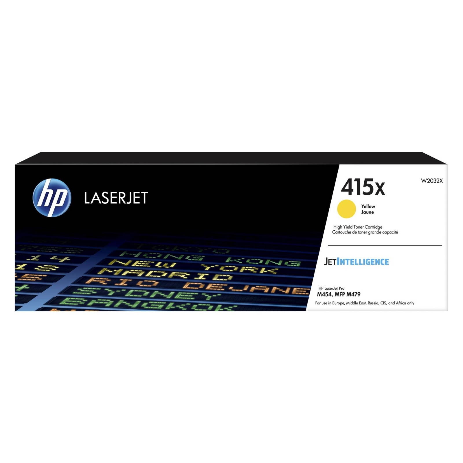Original HP 415X High Capacity Yellow Toner Cartridge (W2032X)