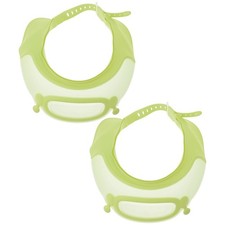 2pcs Baby Bath Visor: Adjustable Shampoo Cap - Waterproof Hair Washing Shield -
