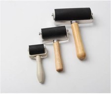 Rubber Brayer Roller for Crafting, Wood Glue Application, Gel Printing, Wallp...