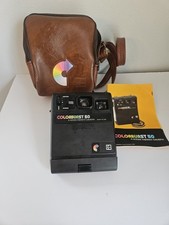 Kodak Colorburst 50 Instant Camera   Untested w/ Case, Film Cartridge  Battery