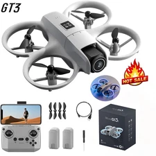 NEW GT3 Mini RC Drone 4K Dual Aerial HD Photography Avoidance UAV Quadcopter US