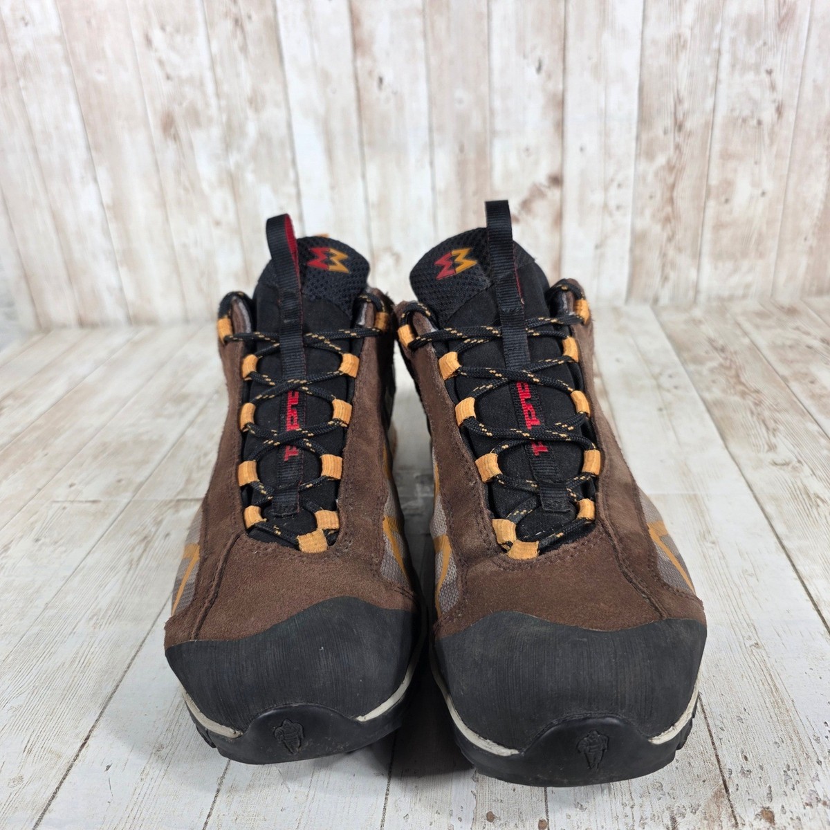 Garmont Mens Hiking Shoes Brown GoreTex Michelin Soles Size  display picture 3