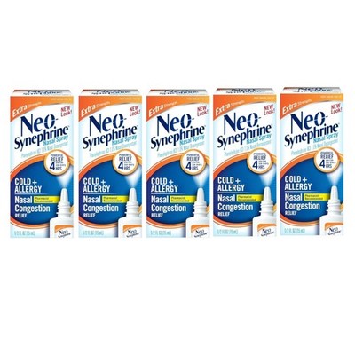 Fast Acting Nasal Decongestant 15 mL - 5 Pack
