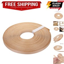 3/4 Inch x 250 Feet Roll Birch Plywood Edge Banding, Preglued Real Wood Venee...