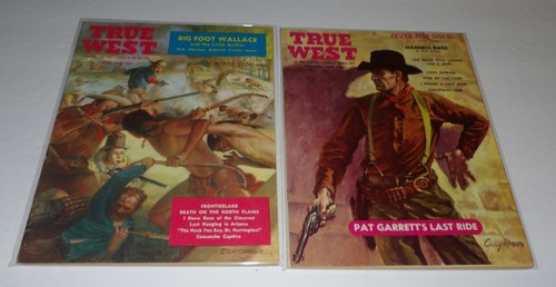 LOT #8 OF TWO VINTAGE 1950's/60's "TRUE WEST" MAGAZINES - VERY GOOD/VERY FINE