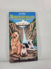 Homeward Bound: The Incredible Journey VHS VCR Walt Disney Movie Used