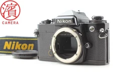 All Works [MINT with strap] Nikon FE Black Body SLR 35mm Film Camera From JAPAN
