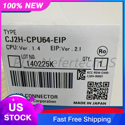 OMRON CJ2H-CPU64-EIP PLC 2 CPU units Module industrial equipment in Box New