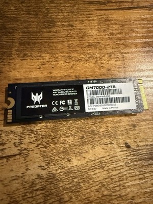 Predator GM7000-2TB 2TB M.2 2280 Internal SSD Solid State Drive Black