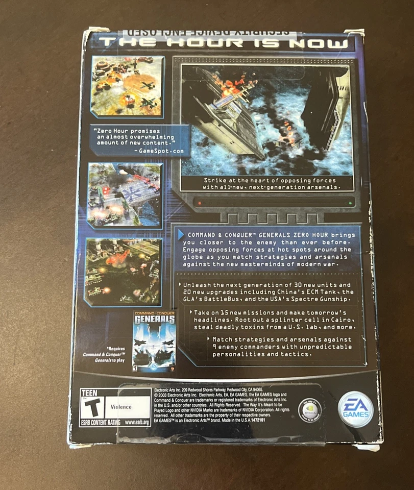Command & Conquer: Generals Zero Hour Expansion Pack (PC, 2003) New Sealed - Image 3 of 4