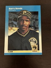 1987 Fleer Barry Bonds #604 Glossy (RC) Rookie Card NM-MT Or Better. rookie card picture