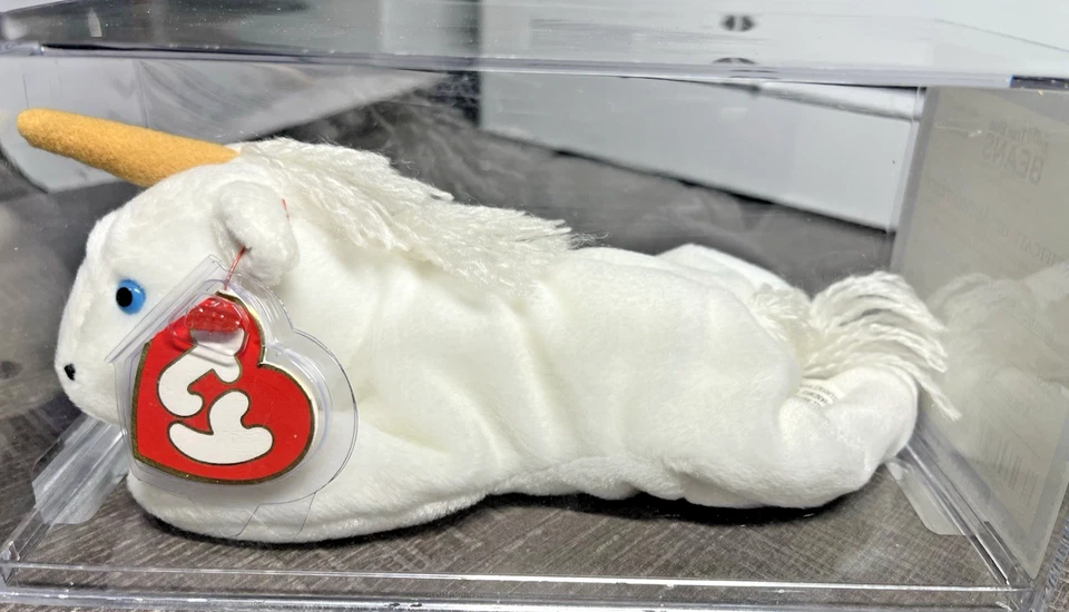 TY Beanie Baby Fine Mane MYSTIC Unicorn Authenticated 3rd/1st GEN RARE Gorgeous! - Image 3 of 4