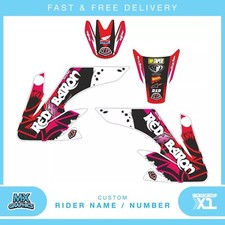 Fits Honda CR 50 CRF. Custom MX Vinyl graphics, Decal Sticker Kit